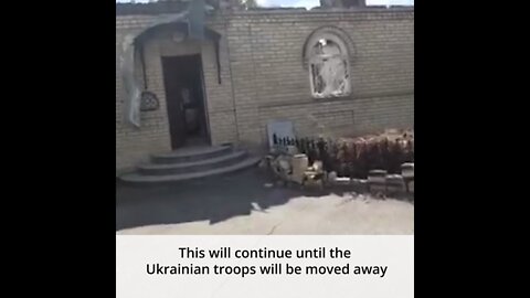 Village of Nikolskoe and its monastery are shelled every day by Ukrainian artillery, says reporter