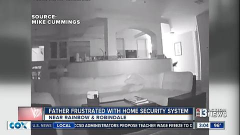 Father frustrated with home security system