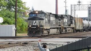 Norfolk Southern Ethanol Empties Tanker Train from Fostoria, Ohio October 10, 2020