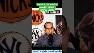 The New York Knicks must attack in Game 2