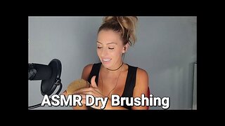 ASMR Dry Brushing Skin