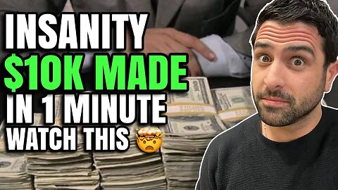 INSANITY 🤯 $10,000 MADE IN ONE MINUTE WATCH THIS - POCKET OPTION STRATERGY