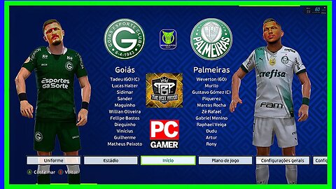 GOIÁS X PALMEIRAS - PES2021 PATCH THE BEST 9.9.1 BRASILEIRÃO 2023 - QUARTA RODADA