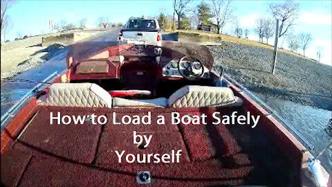 How to Load a Boat by Yourself Safely