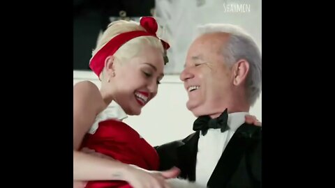 #Bill Murray #Miley Cyrus #George Clooney #Sleigh Ride #hq #xmas #shorts