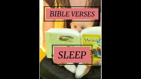 6 Bible verses for sleep 13 #shortS