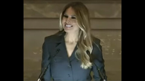 Melania Trump Discusses Life Story At Naturalization Ceremony At National Archives