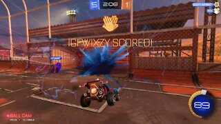 3v3 testing my skills(rocket league)