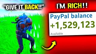 i STOLE His YouTube Money - Fortnite