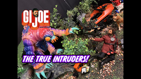 Adventure Team GI Joe in "The True Intruders!" Diorama