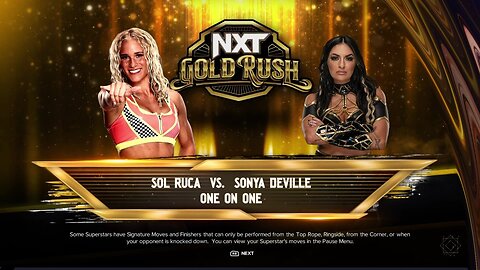 WWE 2k24 Sol Ruca vs Sonya Deville