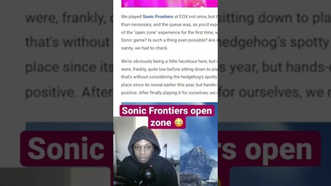 Thoughts on Sonic Frontiers at EGX #shorts #sonicfrontiers