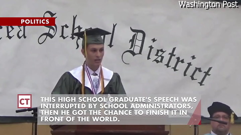 Valedictorian Gets His Speech Cut Short By Principal… Then Jimmy Kimmel Invites Him On Show