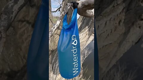Best backpacking water filter we have! #waterdrop #waterdropfilters #gravitywaterfilter