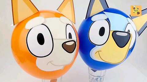 DIY Bluey and Bingo Balloons: The Ultimate Craft for Kids #bluey #diy