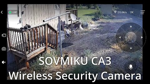 SOVMIKU CA3 WiFi Security Camera