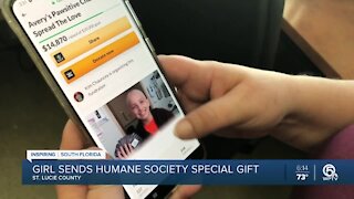Child battling cancer raises money for animal shelters, inspires Humane Society of St. Lucie County