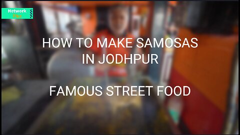 STREET FOOD HOW TO MAKE SAMOSAS IN JODHPUR- STEP BY STEP SUBTITLES WITH MUSIC