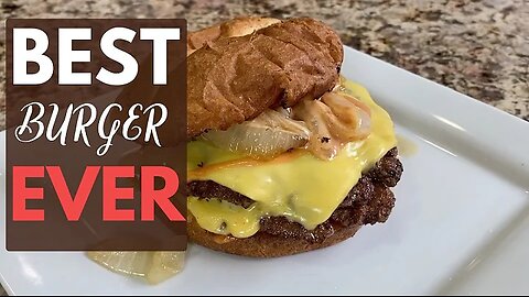 HOW TO MAKE SMASH BURGERS - BEST BURGER RECIPE 🍔🍔 cc by Rockin Robin Cooks