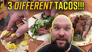 EPIC Skirt Steak Tacos 3 Different Ways