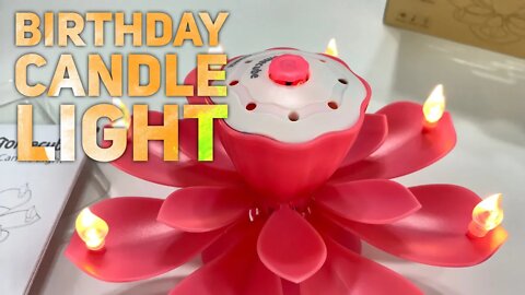 Musical LED Birthday Candles Flower by HomeCube Review