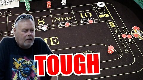 🔥TOUGH🔥 30 Roll Craps Challenge - WIN BIG or BUST #342