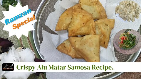 Crispy Alu Matar Samosa Recipe | Perfect Tea Time Snack | Easy & Delicious