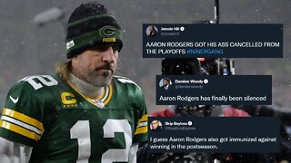 Aaron Rodgers Gets SLAMMED By The Mainstream Media Over Vaccine After Playoff Loss