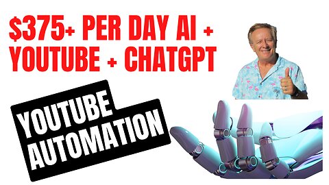 BEST $375+ Day AI YouTube Automation Tutorial For Beginners 2023 💰✅🌴