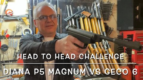 Head to head challenge: Diana P5 Magnum vs Geco model 6, break barrel .177 caliber springer pistols