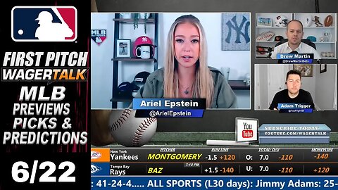 MLB Picks, Predictions and Odds | First Pitch Daily Baseball Betting Preview | June 22