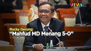 Rocky Gerung: Mahfud MD 300% Didukung Rakyat Saat 'Dikeroyok' Komisi III DPR
