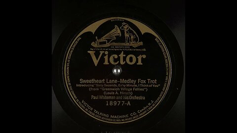 Sweetheart Lane - Paul Whiteman and His Orchestra