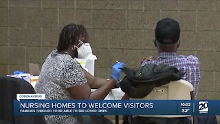 Nursing homes to welcome visitors