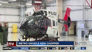 Las Vegas police unveils new helicopter