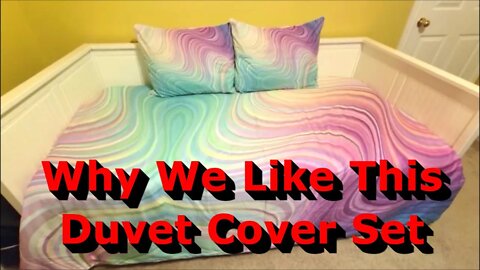 Why We Like This Duvet Cover Rainbow Bedding Set - Show and Review