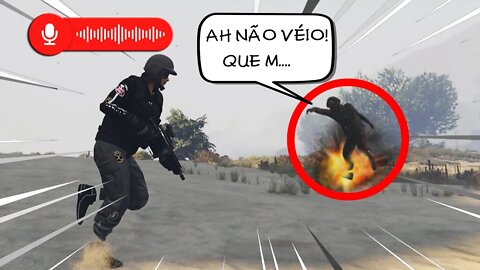 GTA 5 COM CHAT DE VOZ - X1 ELETRIZANTE E ENGRAÇADO !!!