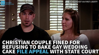 Christian Couple Fined For Refusing To Bake Gay Wedding Cake File Appeal With State Court