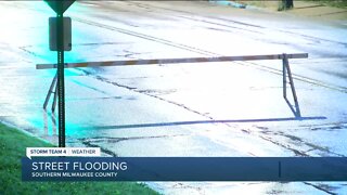 Street flooding in south Milwaukee