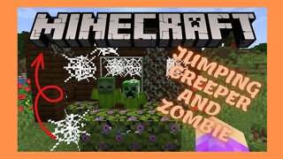 Minecraft: How To Make A Jumping Creeper and Zombie