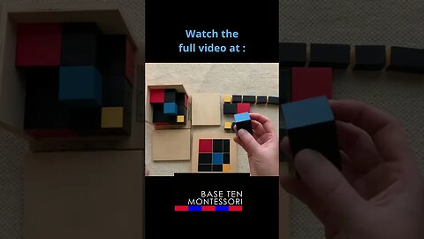 The Montessori Trinomial Cube In 60 Seconds