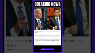 Sensational News | Joe Biden and Xi Jinping Meet in Bali | #shorts #news