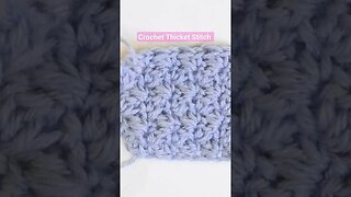 🧶Have you tried the Crochet Thicket Stitch? #infiniticraftingco #crochettutorials