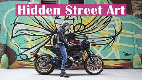 Hidden Graffiti Alley | Urbex Moto Vlog