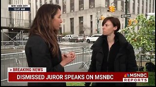 MSNBC Couldn't Wait To Have Dismissed Trump Juror On