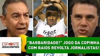 "Barbaridade!" Jogo da Copinha com raios REVOLTA jornalistas!