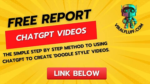 How To Use ChatGPT To Make Doodle Videos FREE Report