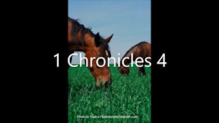 1 Chronicles 4 | KJV | Click Links In Video Details To Proceed to The Next Chapter/Book