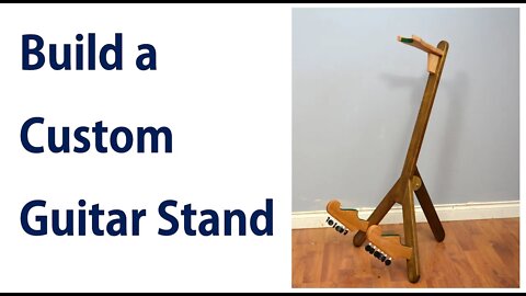 How to make a Custom Guitar Stand / DIY Guitar Holder