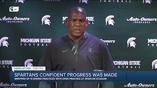 Michigan State wraps up spring football with open practice